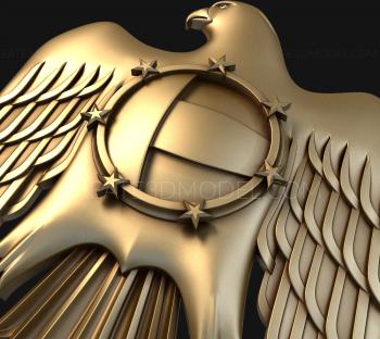 Coat of arms (GR_0153) 3D model for CNC machine